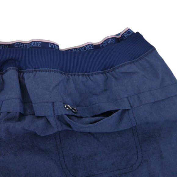 Cherokee Scrub Pants Heather Navy 2XL Jogger - Picture 8 of 8